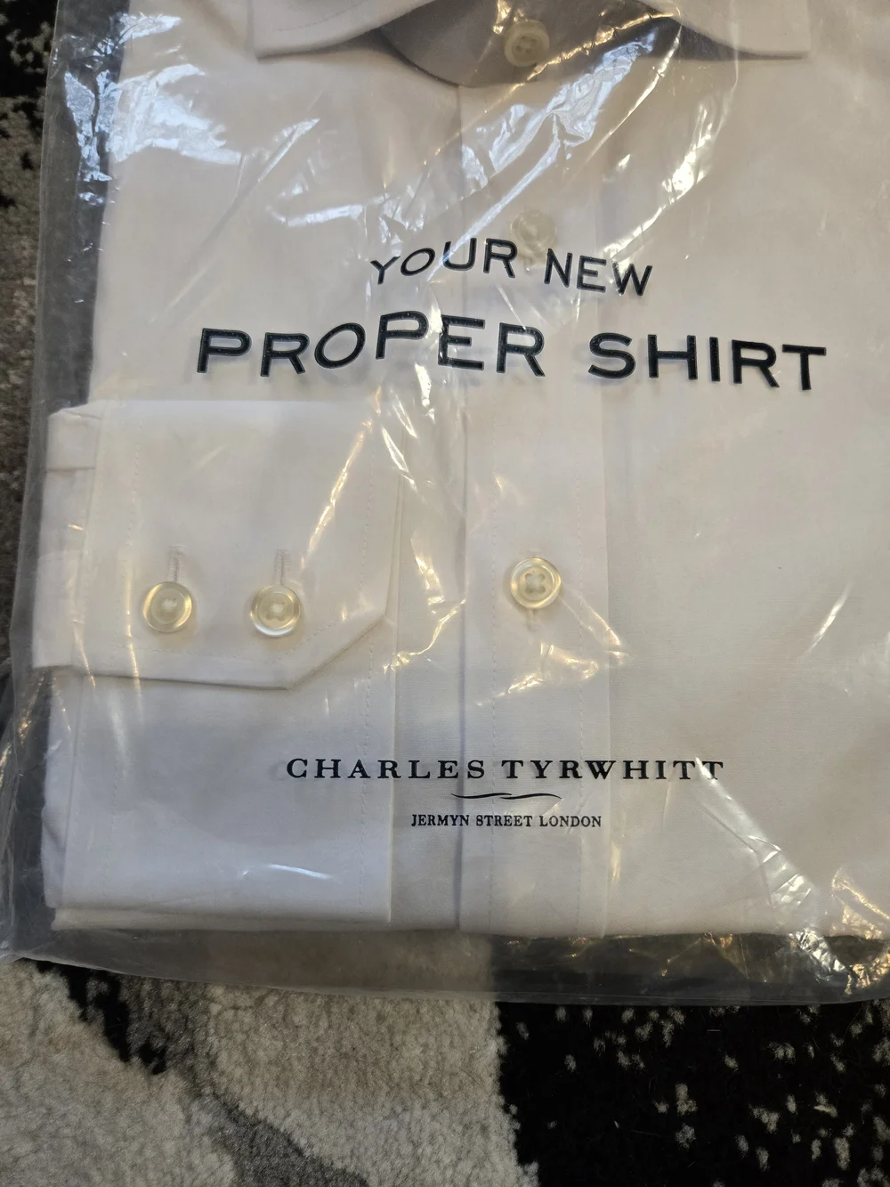 Charles Tyrwhitt White Casual Button-Down Shirt